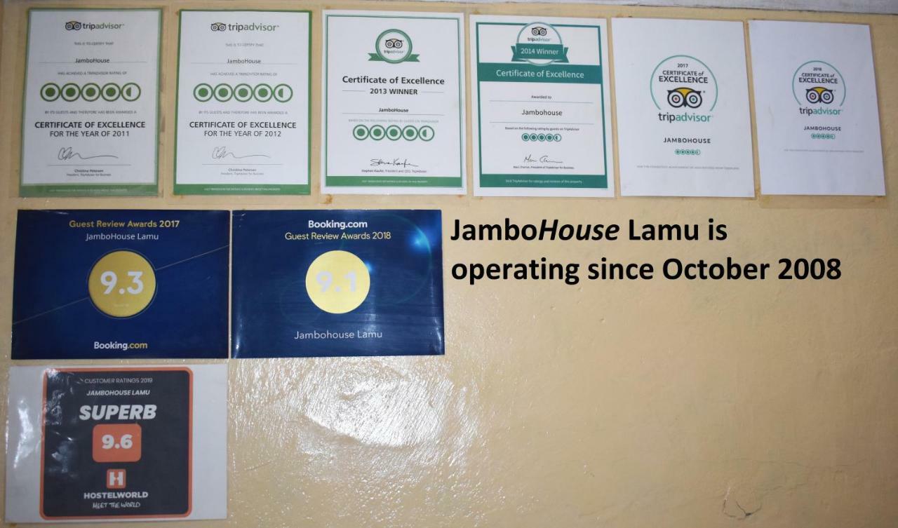 Bed and Breakfast Jambohouse Lamu Exteriér fotografie